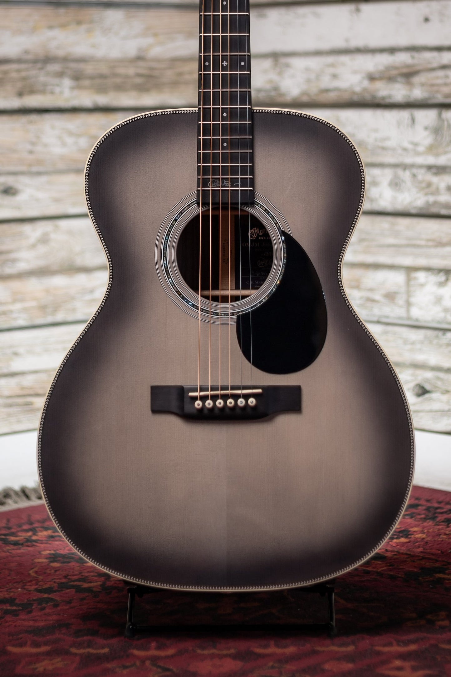 Martin OMJM 20th Anniversary John Mayer Acoustic Guitar - Platinum Gray