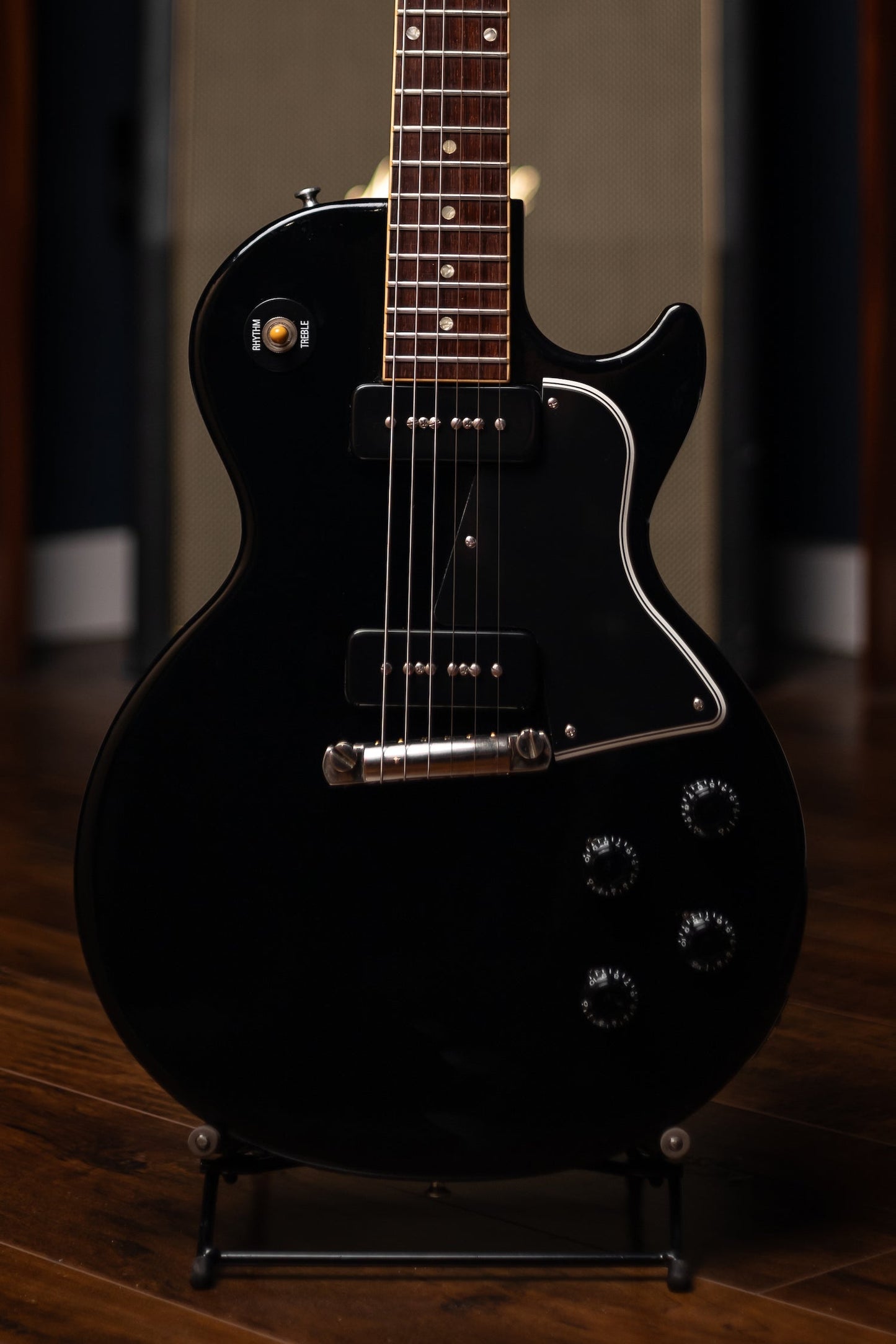 2008 Gibson Custom Shop 1960 Les Paul Special / Large Neck Electric Guitar - Ebony
