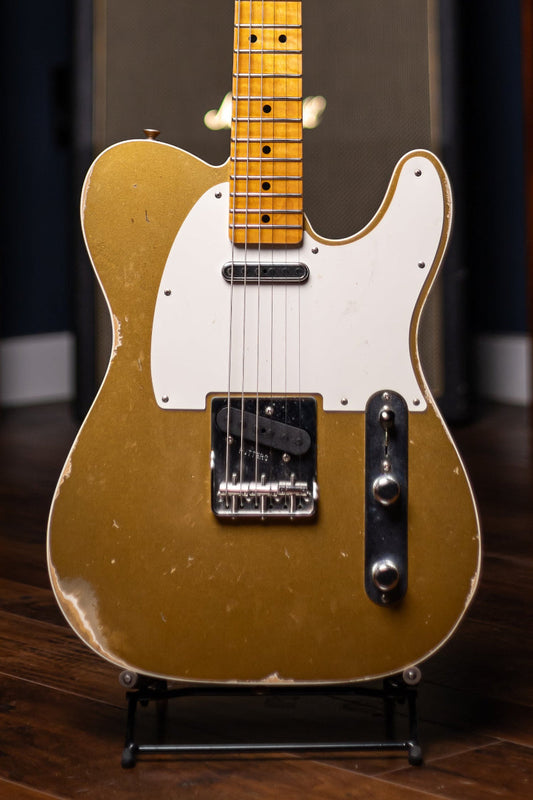 2020 Fender Custom Shop Double Esquire Custom LTD Electric Guitar - Aztec Gold