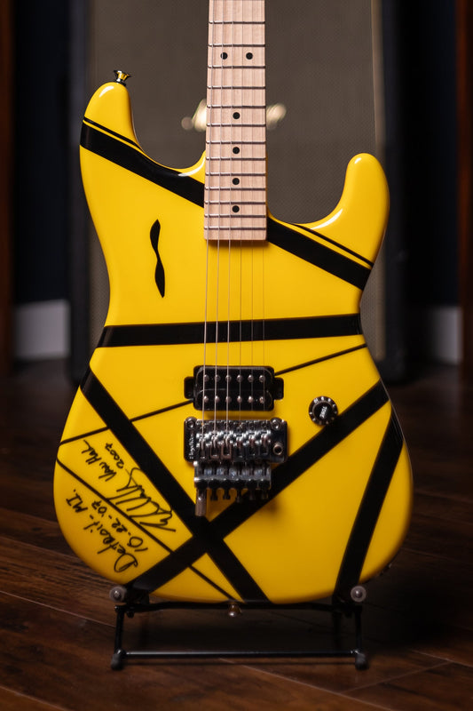 2007 Charvel EVH Striped Detroit - Yellow, Black