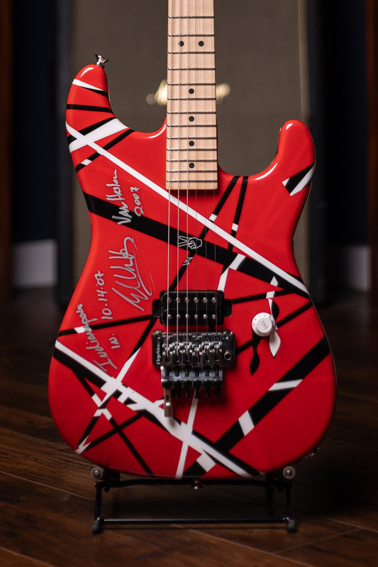 2007 Charvel EVH Striped Indianapolis - Red, Black, White