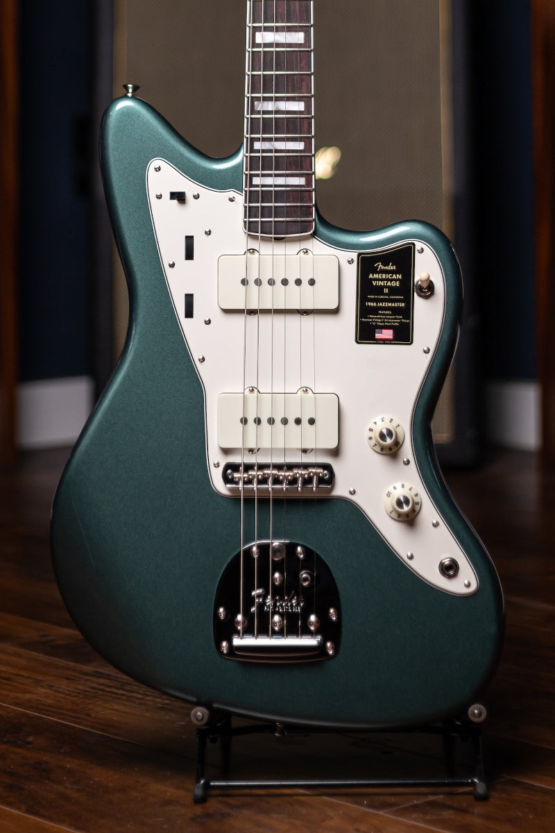 Fender American Vintage II 1966 Jazzmaster Electric Guitar - Sherwood Green Metallic