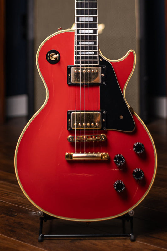 1985 Gibson Les Paul Custom Electric Guitar - Ferrari Red