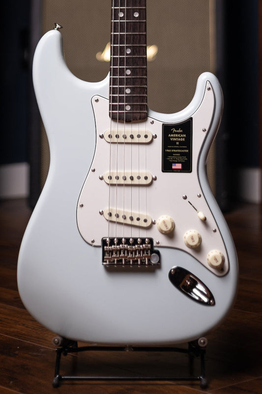 Fender American Vintage II 1965 Stratocaster Electric Guitar - Sonic Blue