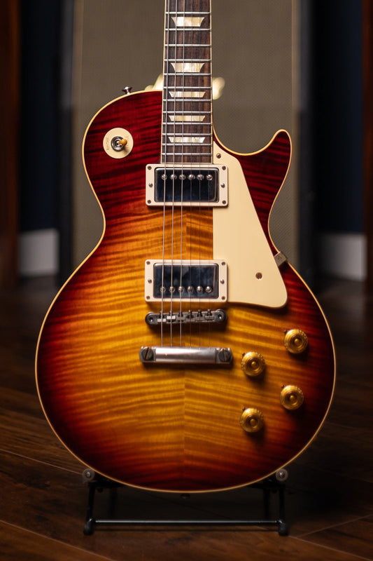 2019 Gibson 1959 Les Paul Reissue 60th Anniversary Gold Book Electric Guitar - Heritage Burst