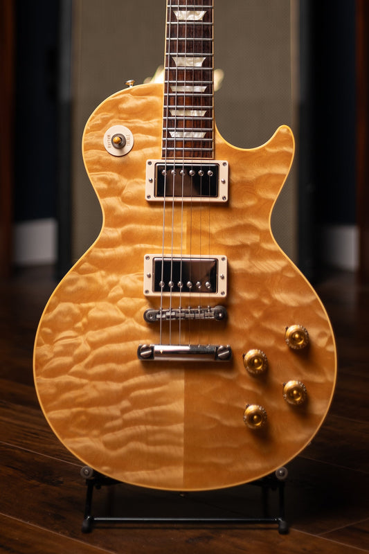 2008 Gibson Custom Shop 1959 Les Paul Reissue Korina Quilt Maple Top Electric Guitar - Natural