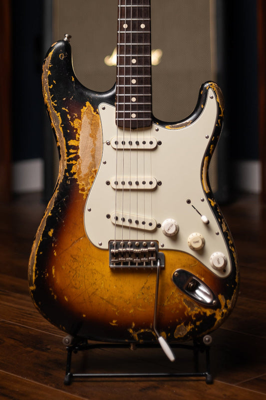 2021 Fender Custom Shop Mike McCready 1960 Signature Stratocaster Masterbuilt / Van Trigt / 60 Made Electric Guitar - Sunburst Relic
